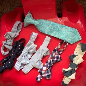 Newborn to 12 mos Bow tie/Tie Collection